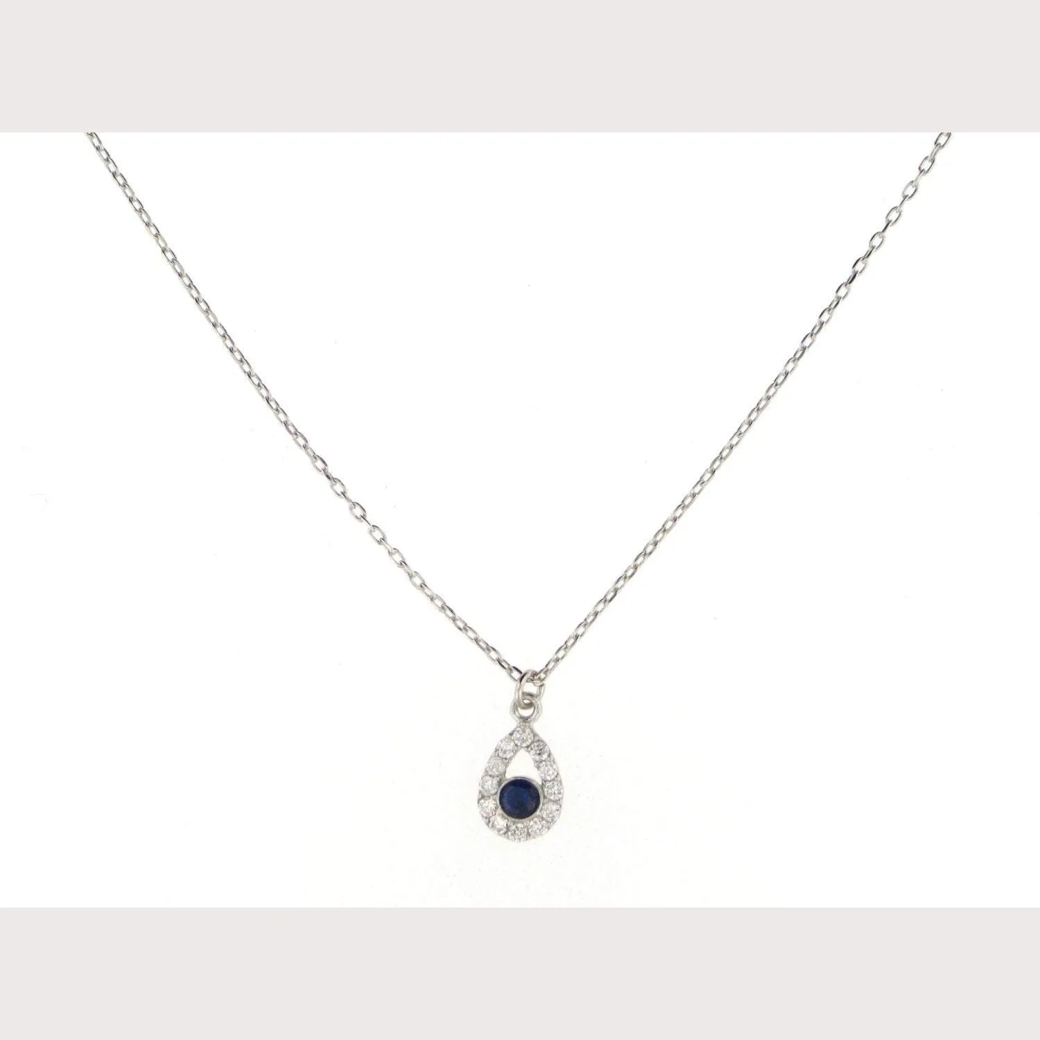 TearDrop Sapphire Necklace
