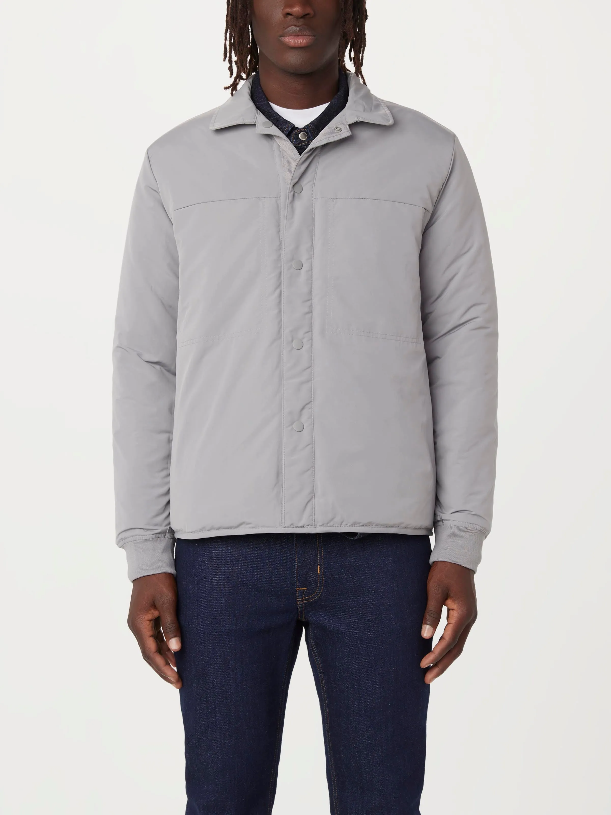 The Skyline Collared Jacket in Grey