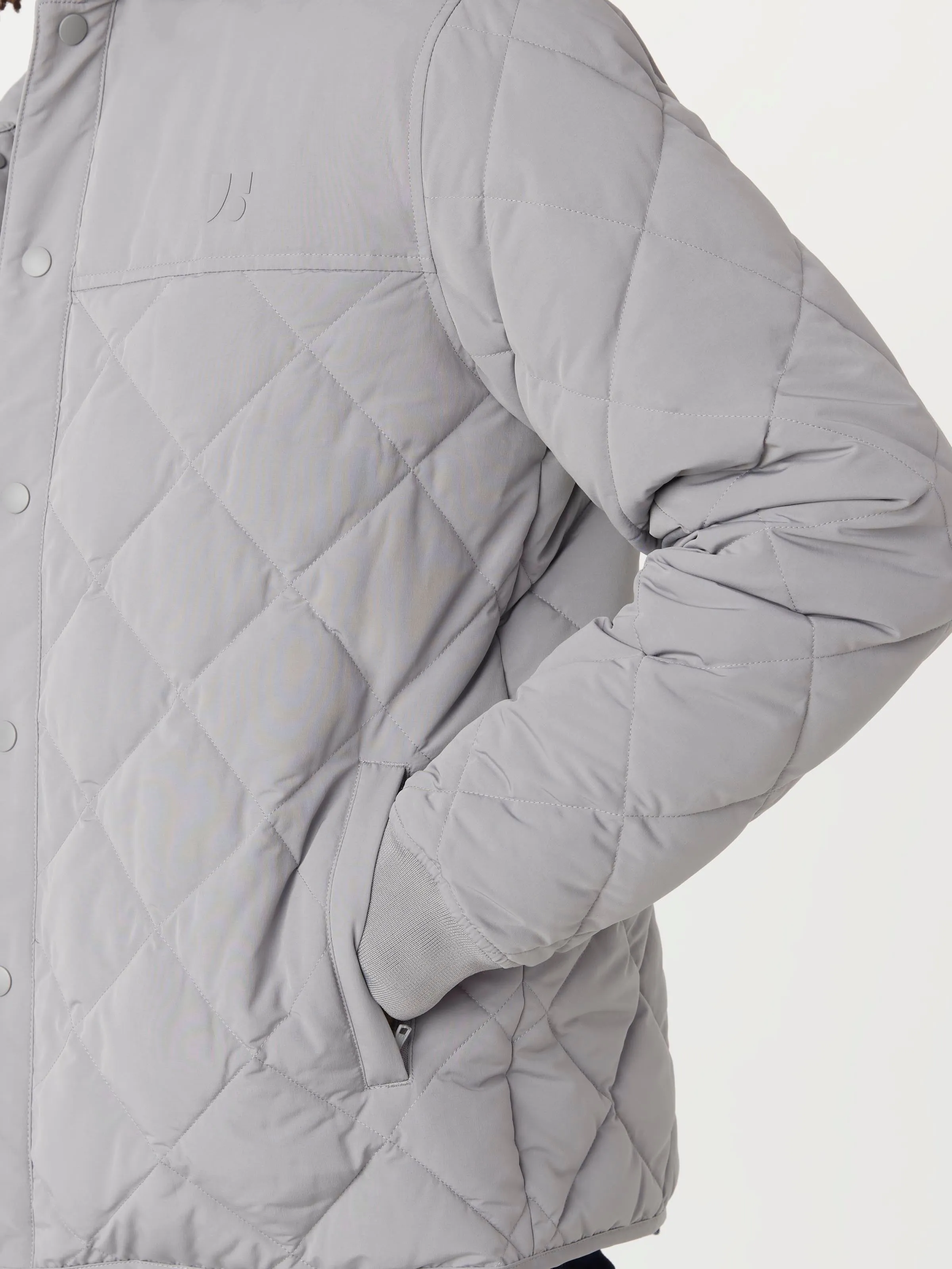 The Skyline Collared Jacket in Grey