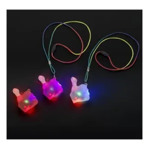 Thumb Flashing Necklace, Assorted