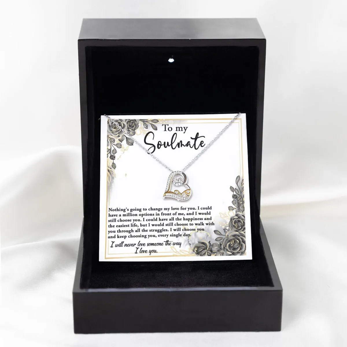 To My Soulmate Every Single Day | Love Dancing Necklace