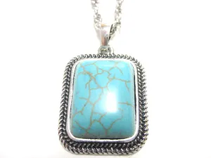 Turquoise Pendant Necklace