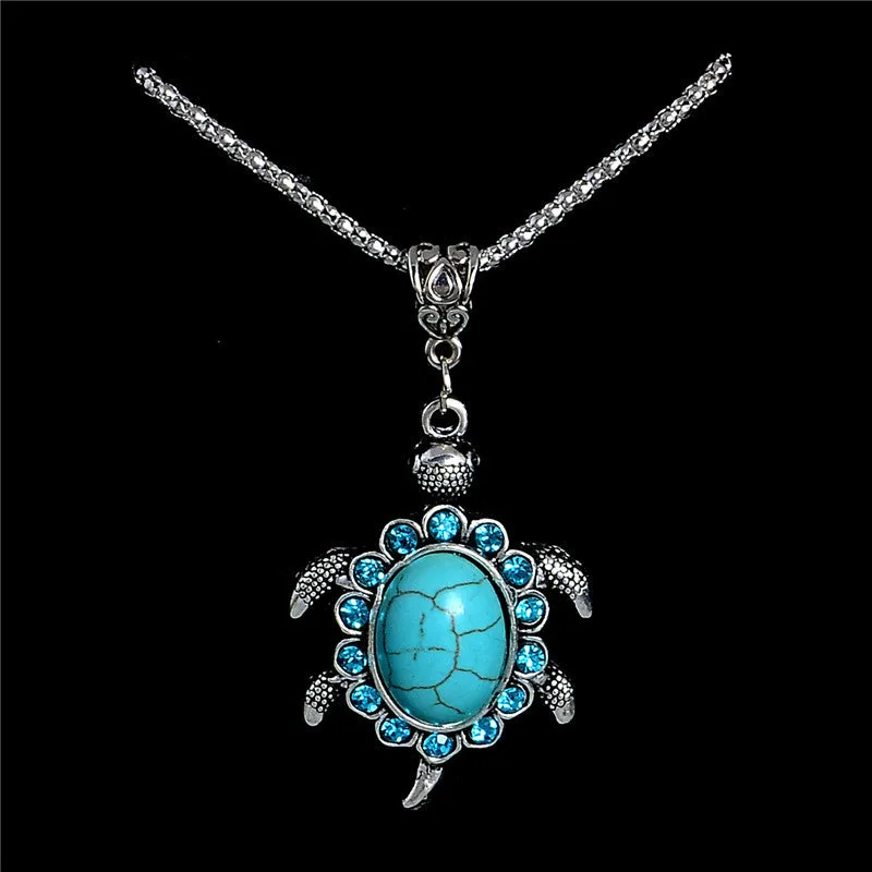 Turquoise Turtle Necklace