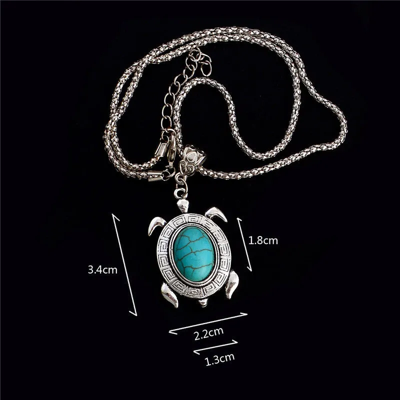 Turquoise Turtle Necklace