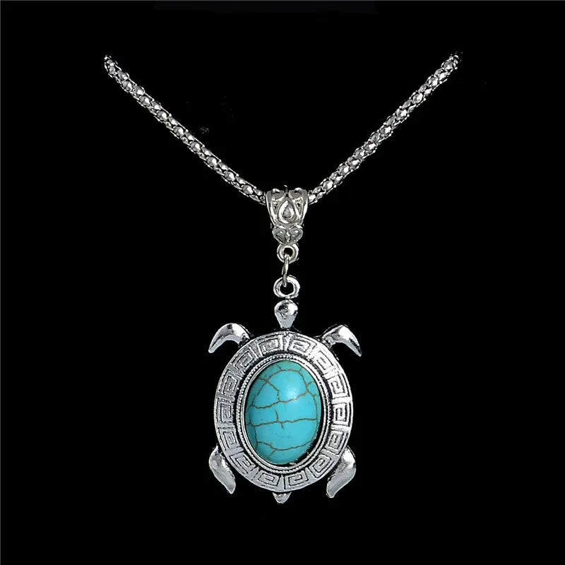Turquoise Turtle Necklace