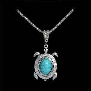 Turquoise Turtle Necklace
