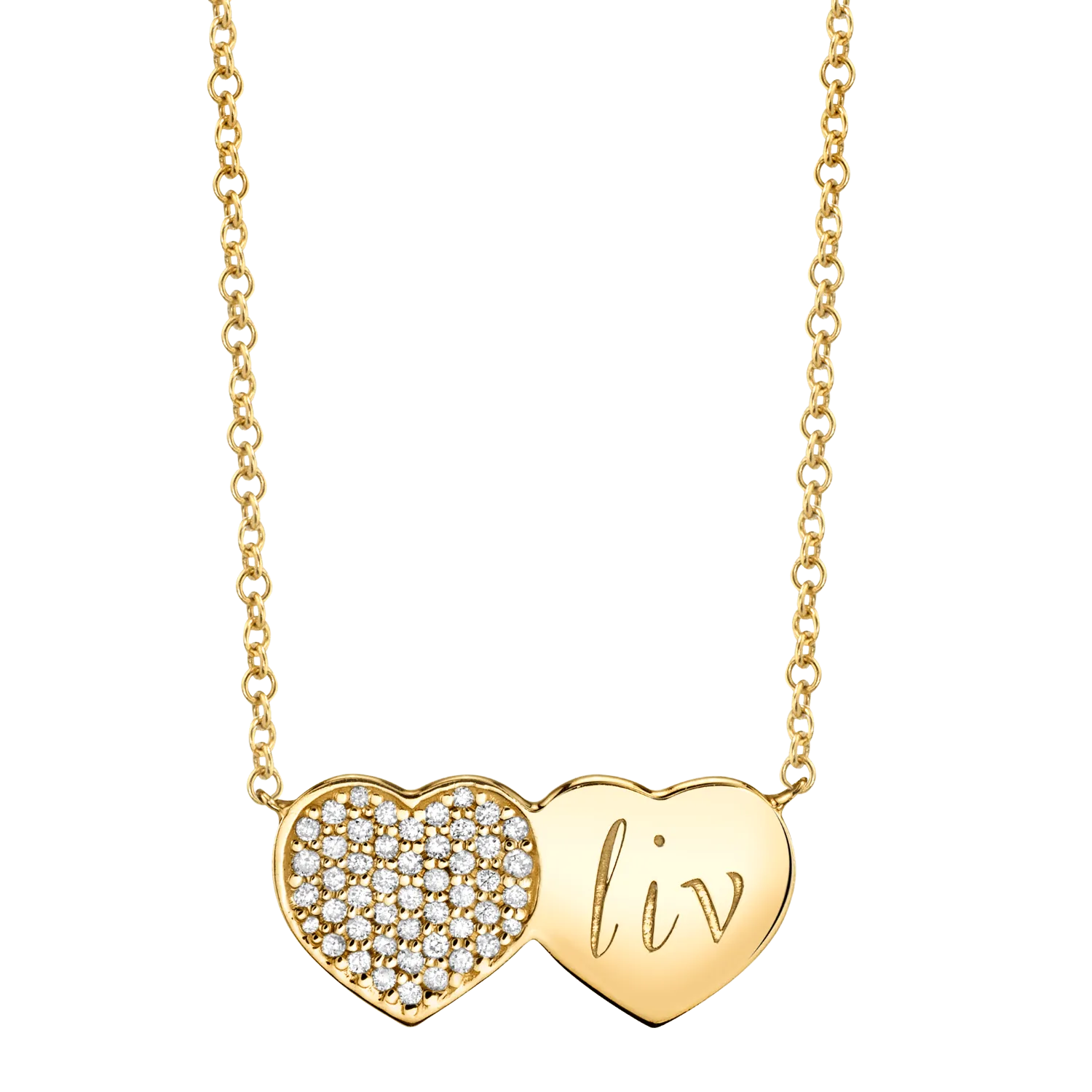 Twin Heart Necklace