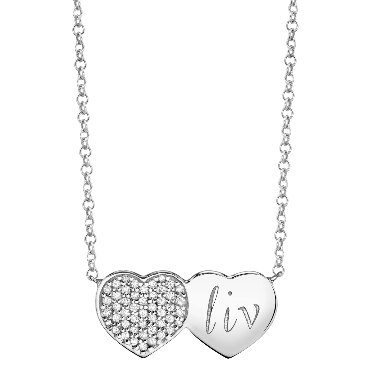 Twin Heart Necklace