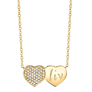 Twin Heart Necklace