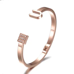 U-shaped smooth surface bracelet-NSB1581ST