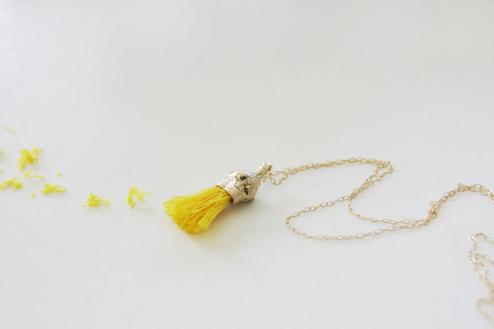 Unique Inspired By Nature Gold necklace