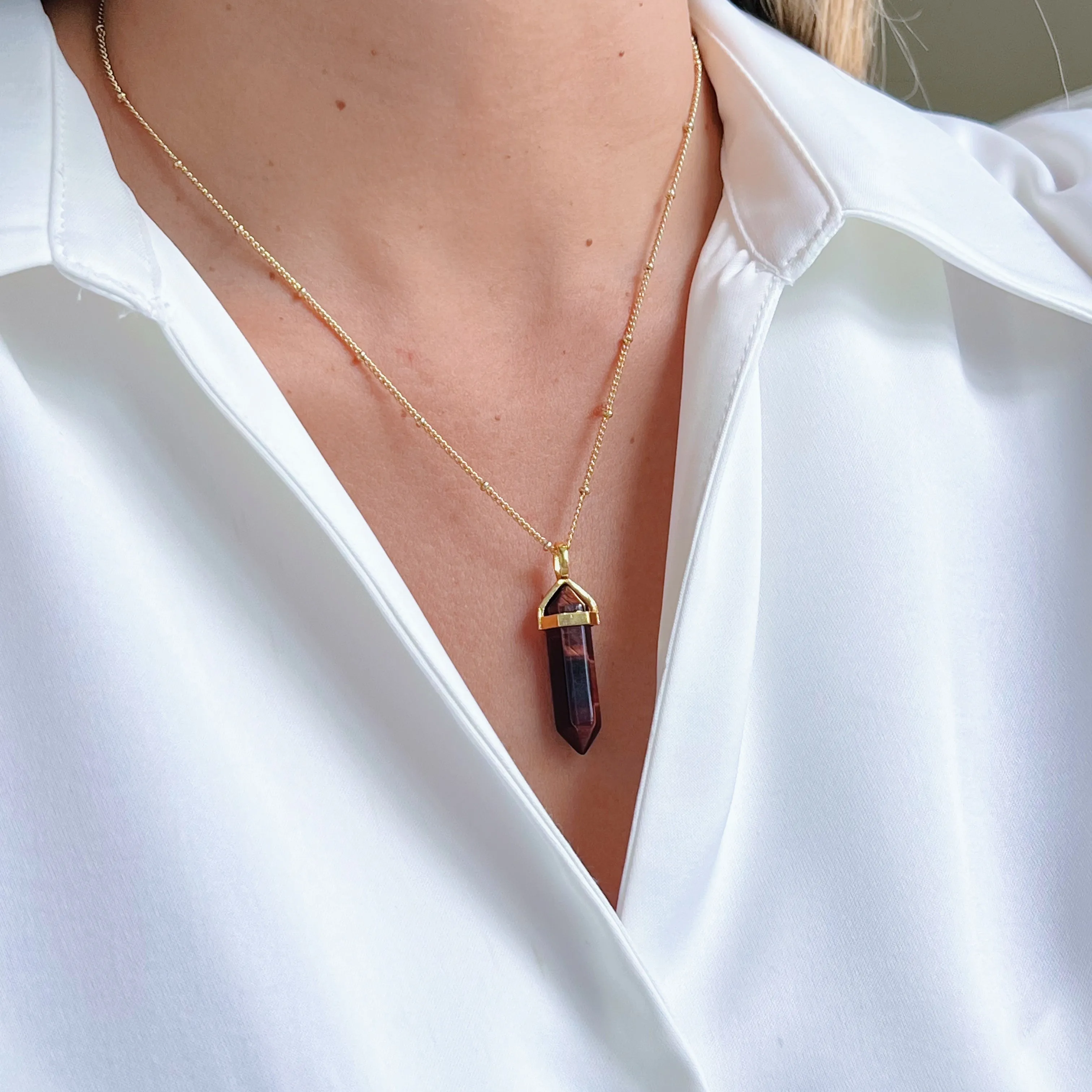 Unleash Your Inner Strength Tiger Eye Necklace