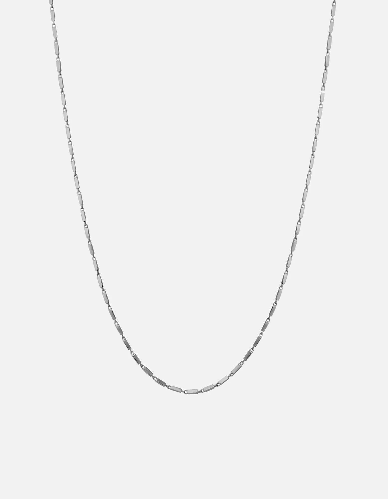 Wes Chain Necklace, Sterling Silver