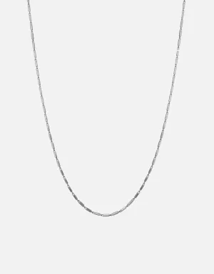 Wes Chain Necklace, Sterling Silver