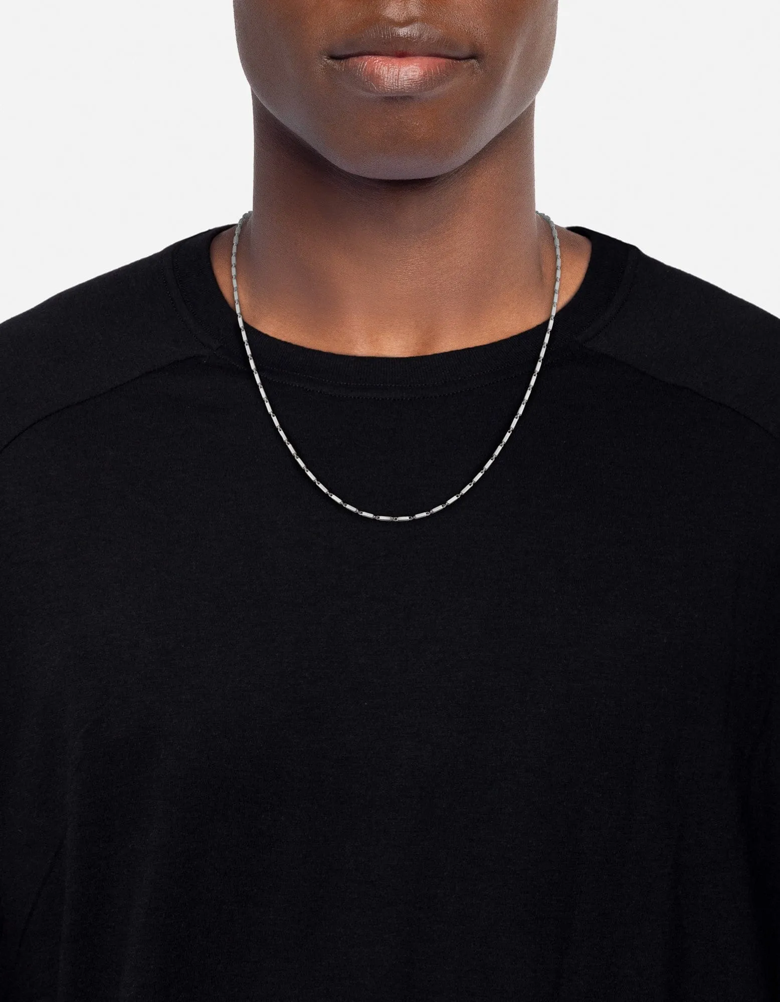 Wes Chain Necklace, Sterling Silver