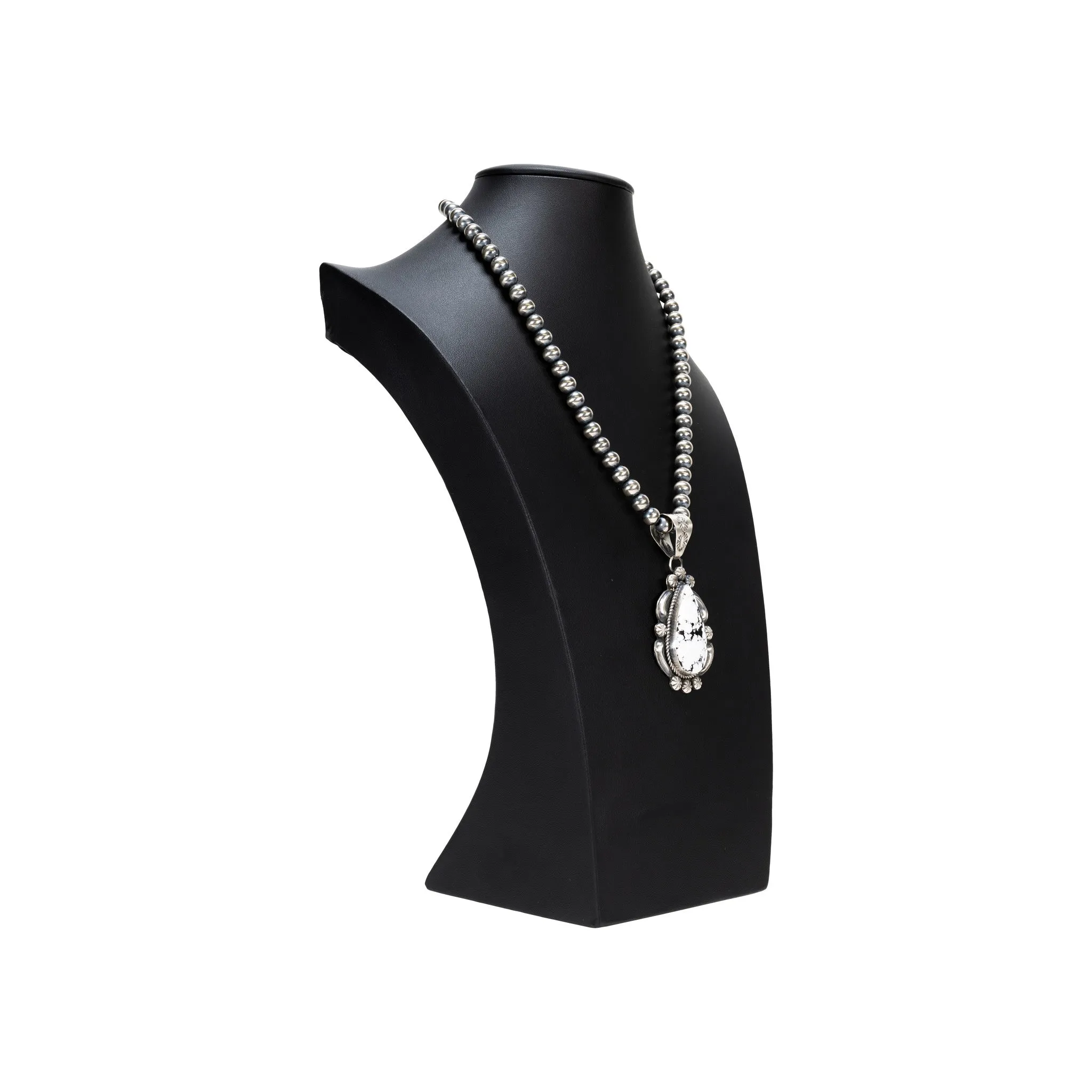 White Buffalo Turquoise Necklace