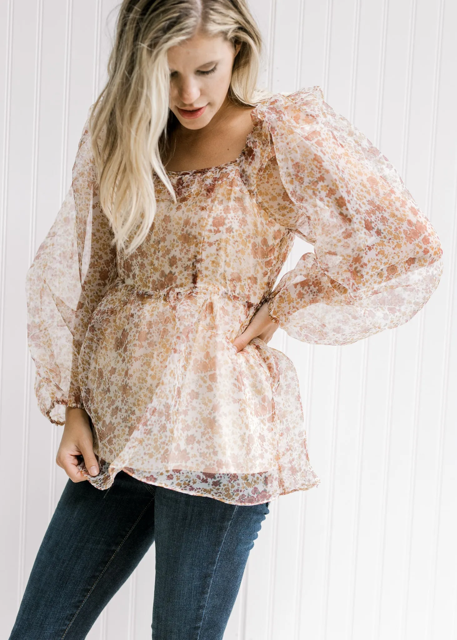 X Romantic Rust Top