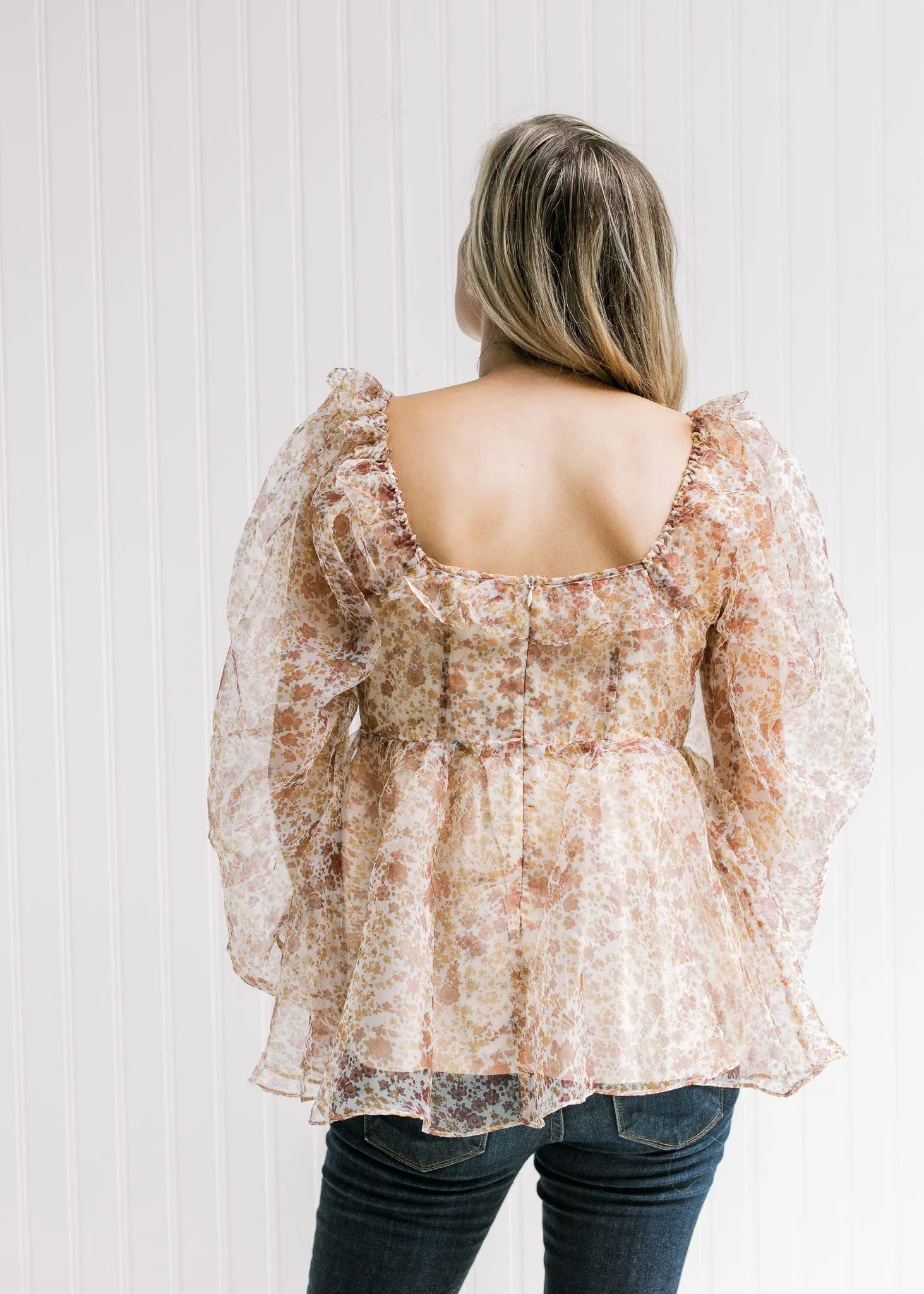 X Romantic Rust Top