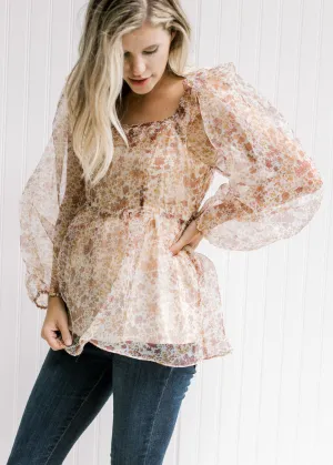 X Romantic Rust Top