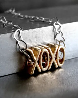 XOXO Hugs   Kisses Pendant Necklace