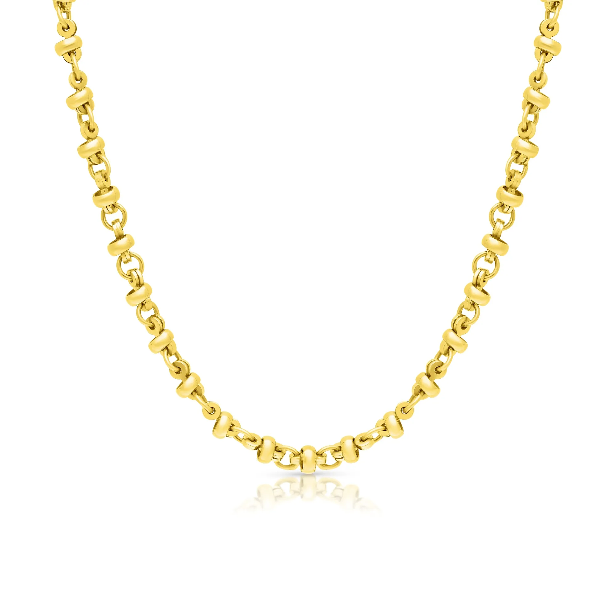 Yellow Gold Chain Necklace