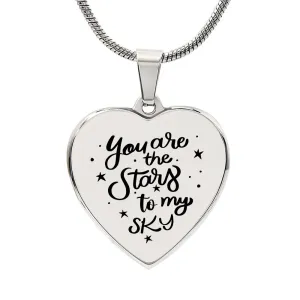 You Are the Stars to my Sky Necklace - Personalize with your very own message!