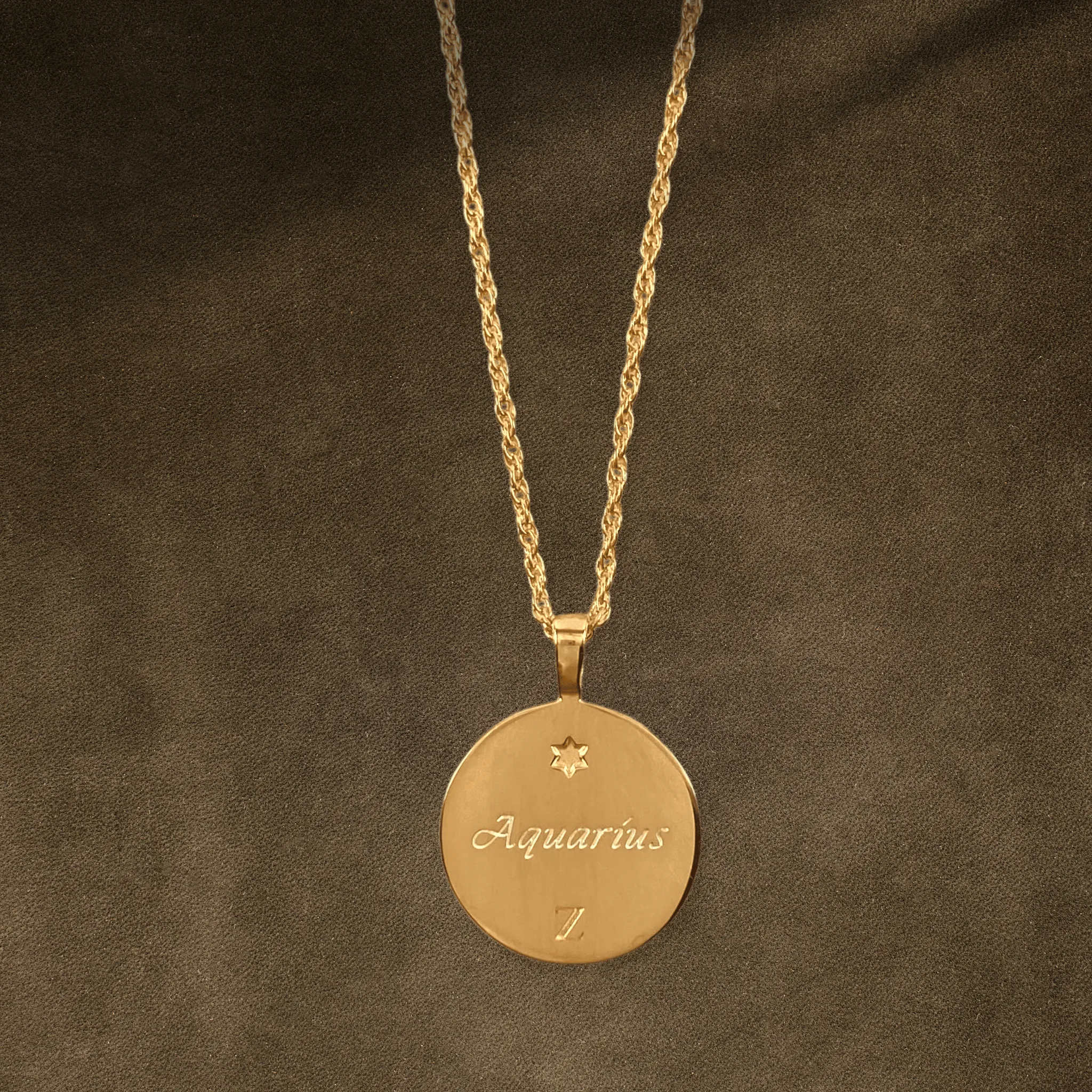 Zodiac Necklace / aquarius
