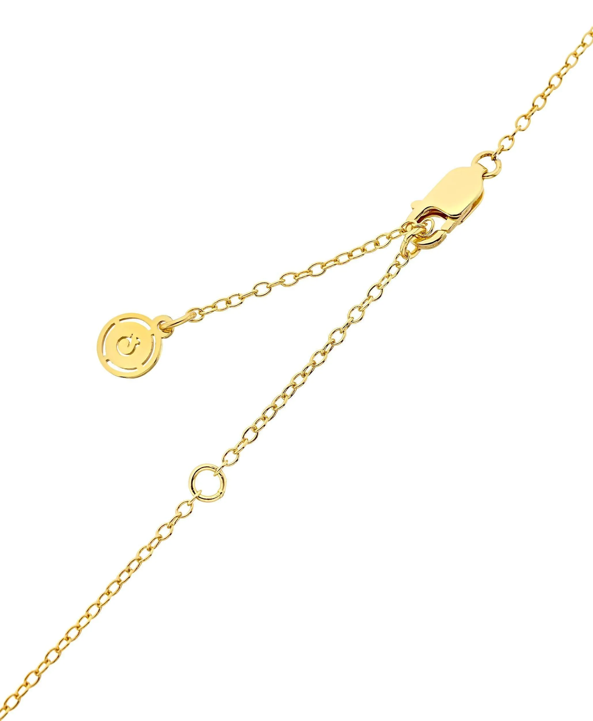 Zodiac Necklace Gemini 18ct Gold Plated